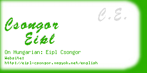 csongor eipl business card